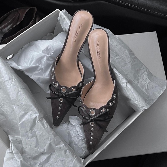 Tony Bianco Shoes - Tony Bianco Shae Suede Heels